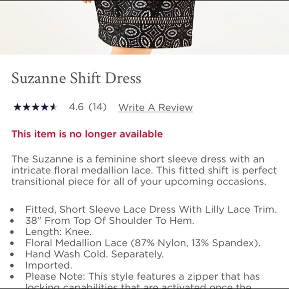 Lilly Pulitzer lace dress NEW! - Picture 4 of 5